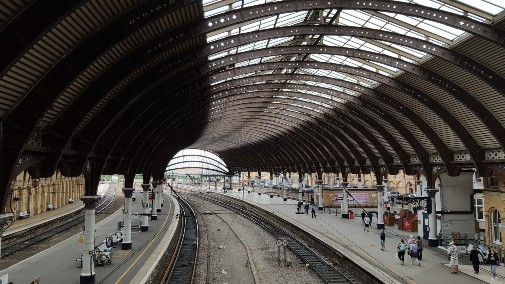 A photo of York railway station